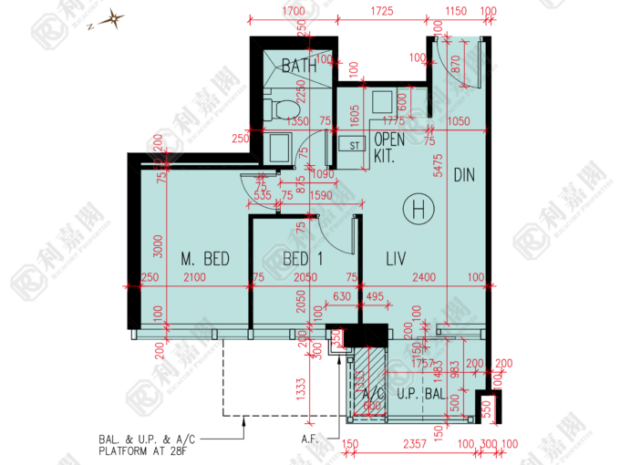 朗天峰 1座 (1A) - 元朗屋網 28YuenLong.com