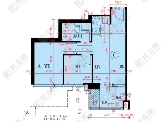 朗天峰 1座 (1B) - 元朗屋網 28YuenLong.com