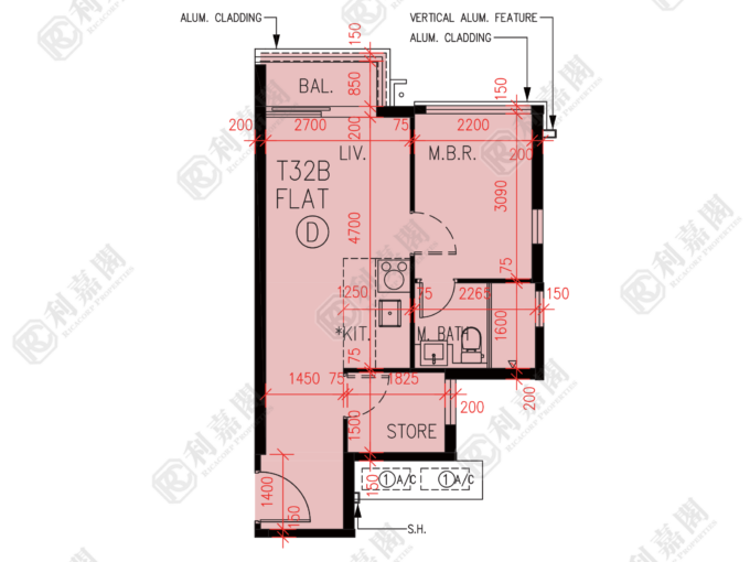 峻峦 2C期 Park Yoho Milano 32B座 9楼 D室｜1房405呎｜ - 元朗屋網 28YuenLong.com