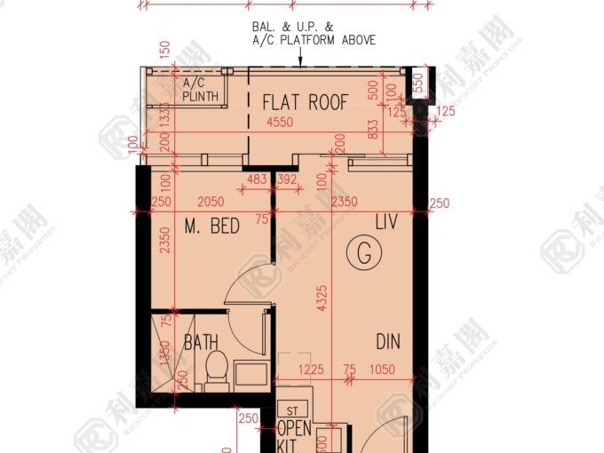朗天峰，$445萬一房連大平台，向南內園池 - 元朗屋網 28YuenLong.com