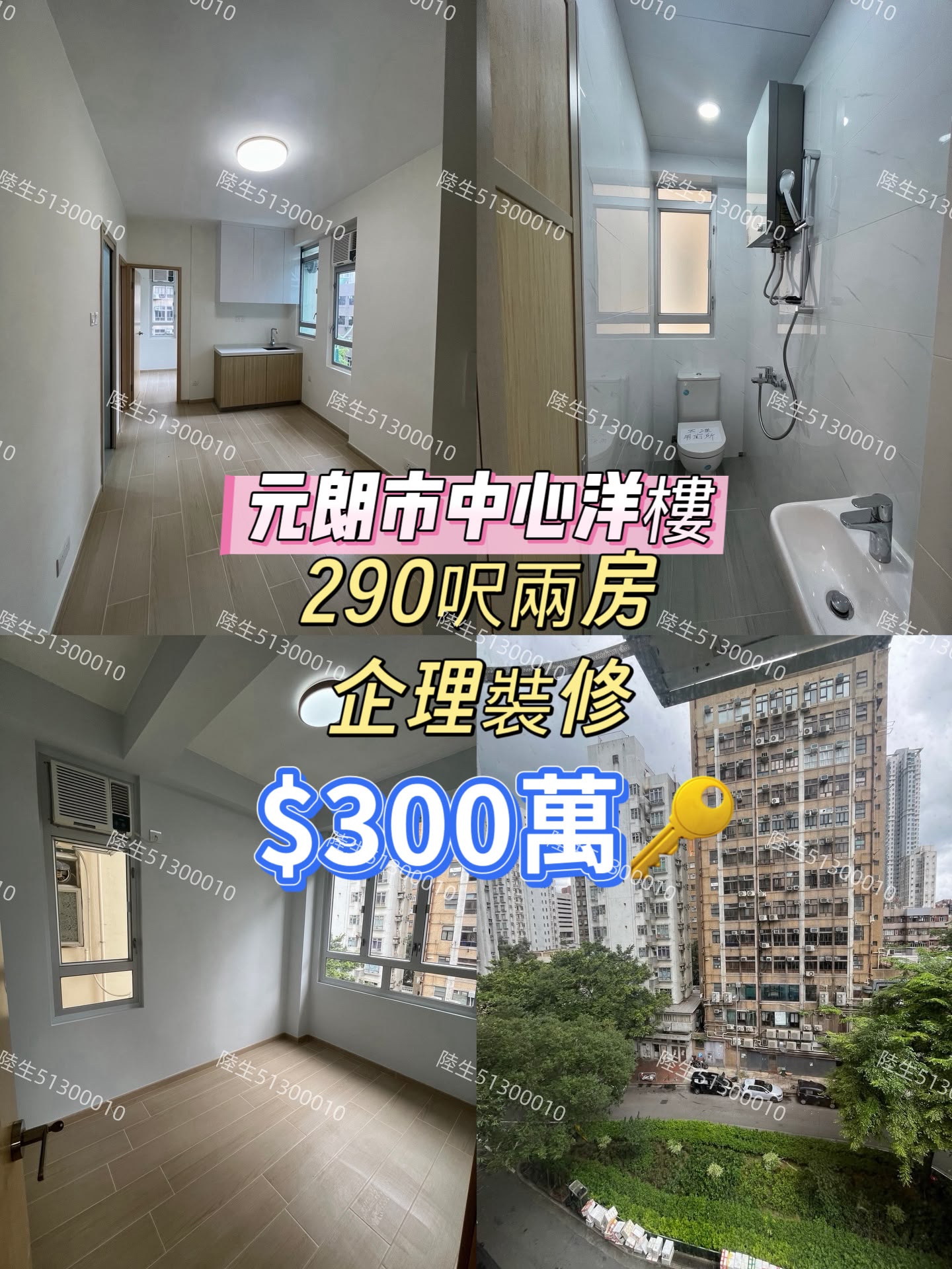 💙元朗市中心 電梯洋樓 平地lift